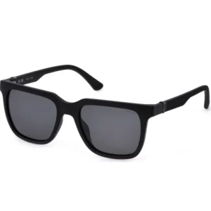 POLICE Men Sunglasses MATT BLACK Mirror Lens - SPLN34V54U28Z